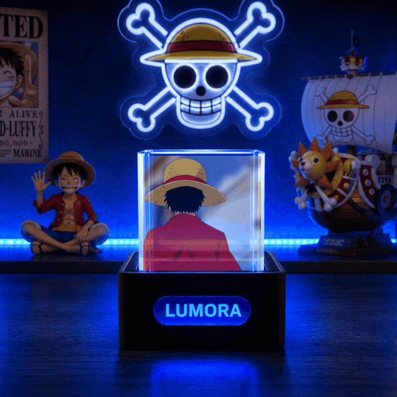 Cubo de animaciónes holográficas
